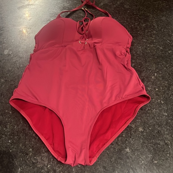 Pink One-Piece Swimsuit - Picture 1 of 7